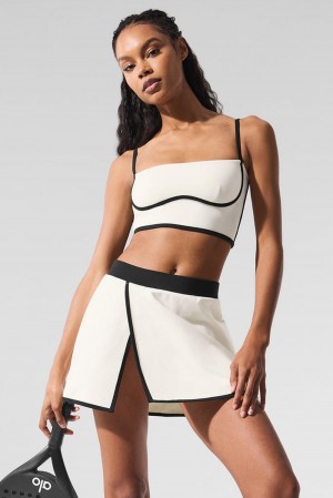 Bra Tank γυναικεια Alo Yoga Airbrush Streamlined μαυρα | Greece KJPMN-3097