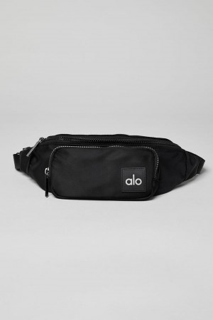 Bum Bags ανδρικα Alo Yoga Explorer Fanny Pack μαυρα | Greece IKEDM-0843