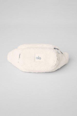 Bum Bags γυναικεια Alo Yoga Sherpa Explorer Fanny Pack Ivory | Greece EQPGF-7214