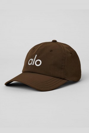 Caps ανδρικα Alo Yoga Performance Off-Duty Espresso | Greece MNWQO-8157
