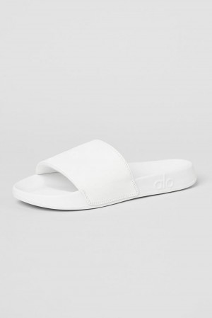Slide γυναικεια Alo Yoga Unisex It Slide ασπρα | Greece HEBGN-5184