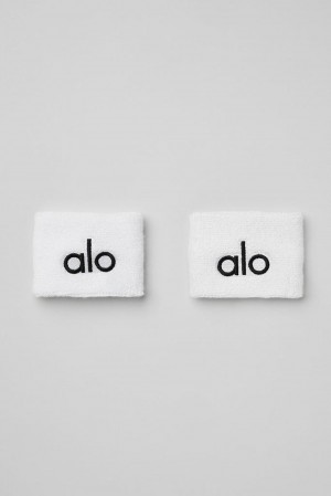 Wristband γυναικεια Alo Yoga Glow (2-Pack) ασπρα | Greece AORPJ-0543