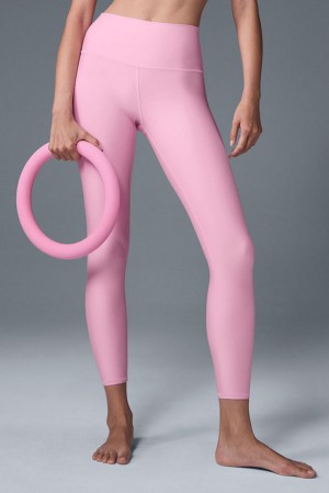 Κολαν γυναικεια Alo Yoga 7/8 High-Waist Airlift ροζ | Greece GZRLI-8349