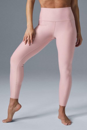 Κολαν γυναικεια Alo Yoga 7/8 High-Waist Airlift ροζ | Greece HMZJY-9850
