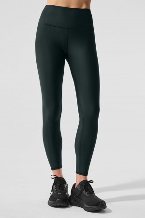 Κολαν γυναικεια Alo Yoga 7/8 High-Waist Airlift πρασινο | Greece NFQRC-3057
