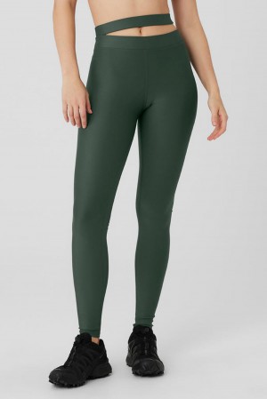 Κολαν γυναικεια Alo Yoga Airlift High-Waist All Access σκούρο | Greece SZXYW-9275