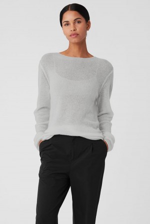 Μακρυμανικο γυναικεια Alo Yoga Cashmere Reform γκρι | Greece LPGXQ-6954