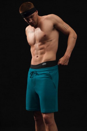 Σορτσ ανδρικα Alo Yoga Chill Oceanic Teal | Greece WPHEC-2176