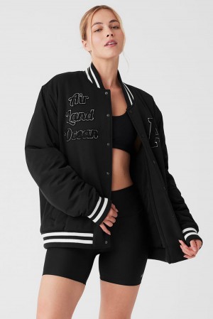 Μπουφαν γυναικεια Alo Yoga G.O.A.T μαυρα | Greece DCRWK-3724