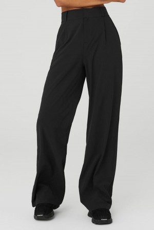 Παντελονι γυναικεια Alo Yoga High-Waist Dreamscape (Long) μαυρα | Greece PCGHY-0572
