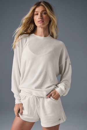 Φουτερ γυναικεια Alo Yoga Soho Ivory | Greece GZOWY-6287
