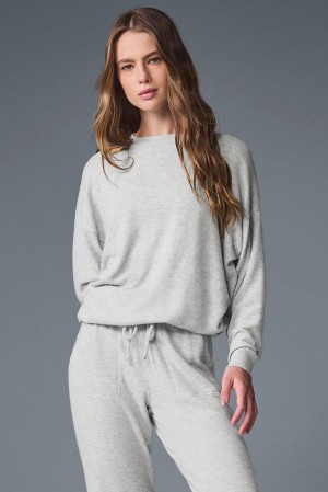 Φουτερ γυναικεια Alo Yoga Soho γκρι | Greece LMEZW-6815