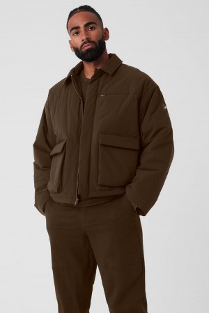 Μπουφαν ανδρικα Alo Yoga Voyage Utility Cargo Espresso | Greece OBDWI-7498