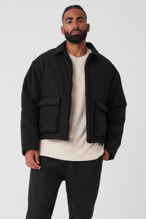 Μπουφαν ανδρικα Alo Yoga Voyage Utility Cargo μαυρα | Greece QUZAC-5673