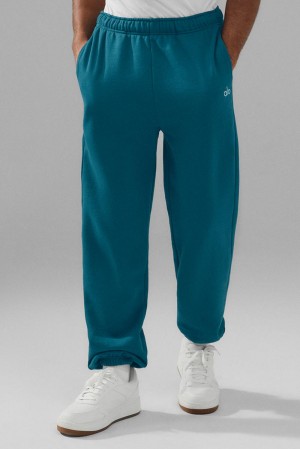 Παντελονι Φορμα ανδρικα Alo Yoga Accolade Oceanic Teal | Greece XKFJW-5412