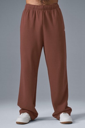 Παντελονι Φορμα ανδρικα Alo Yoga Accolade Straight Leg Chestnut | Greece UDLQA-9358