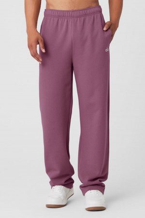 Παντελονι Φορμα ανδρικα Alo Yoga Accolade Straight Leg Soft Mulberry | Greece QIKGM-4239