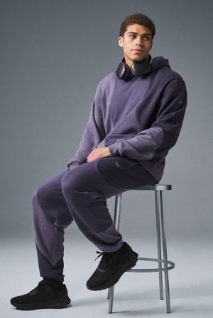 Παντελονι Φορμα ανδρικα Alo Yoga Make Waves Italian Plum Tonal | Greece DEYCS-7129