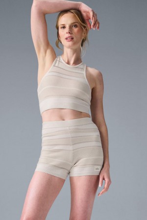 Αθλητικο Σουτιεν γυναικεια Alo Yoga Sport Play Knit Ivory / Alabaster | Greece LDOFT-7325