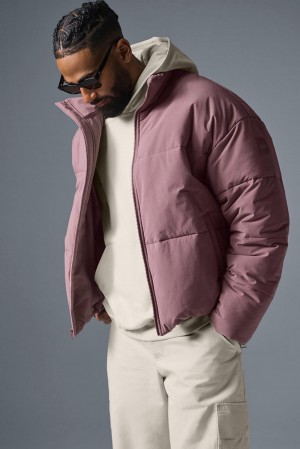 Μπουφαν Φουσκωτο ανδρικα Alo Yoga Stretch Woven Street Woodrose | Greece UWYBA-6751