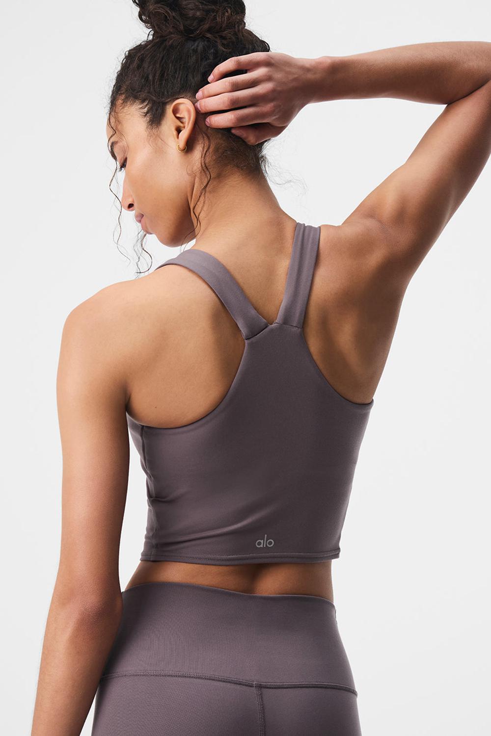 Bra Tank γυναικεια Alo Yoga Airbrush Real Raisinette | Greece  QIOBZ-8367