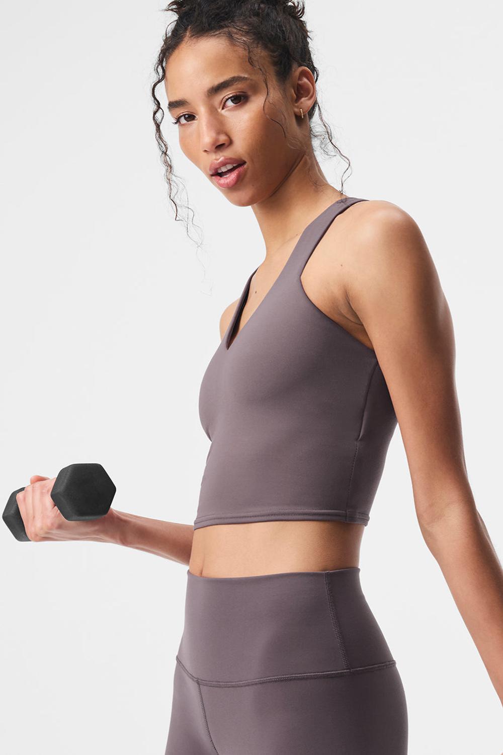 Bra Tank γυναικεια Alo Yoga Airbrush Real Raisinette | Greece  QIOBZ-8367