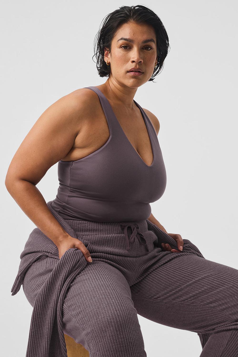 Bra Tank γυναικεια Alo Yoga Airbrush Real Raisinette | Greece  QIOBZ-8367