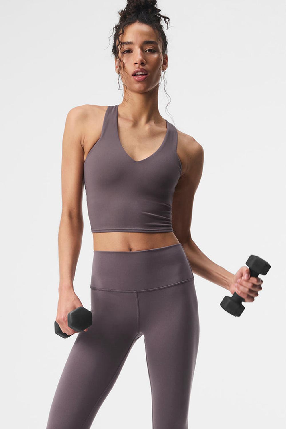 Bra Tank γυναικεια Alo Yoga Airbrush Real Raisinette | Greece  QIOBZ-8367