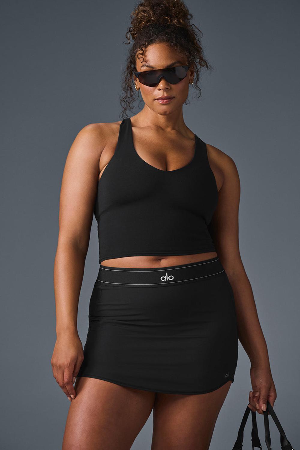 Bra Tank γυναικεια Alo Yoga Airbrush Real μαυρα | Greece  WCMHJ-6713