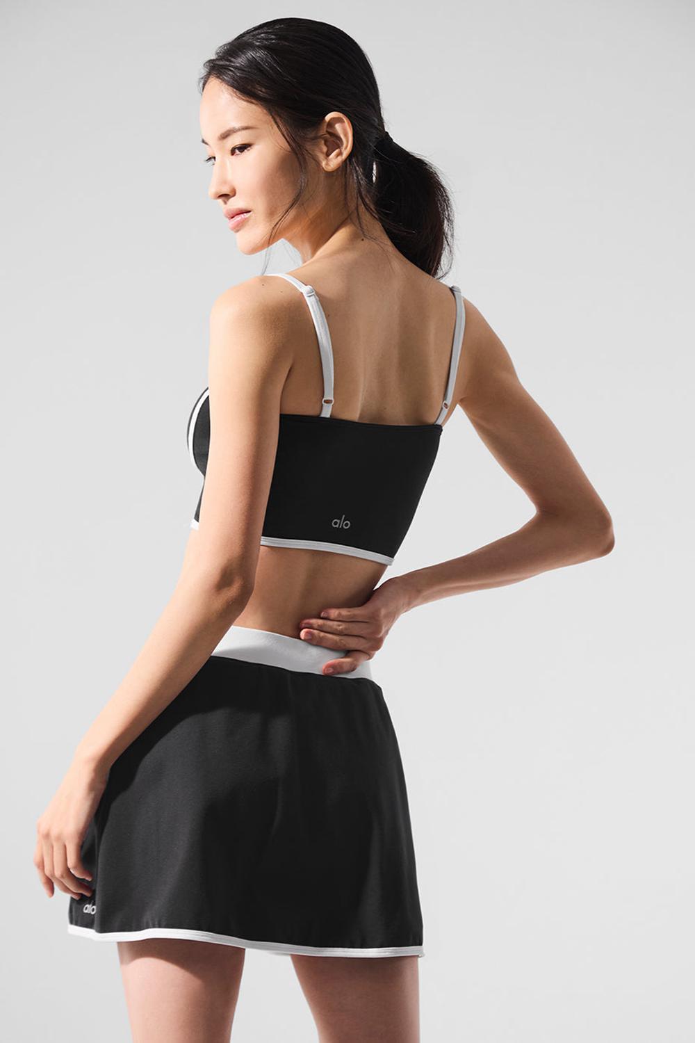 Bra Tank γυναικεια Alo Yoga Airbrush Streamlined μαυρα ασπρα | Greece  LAPBR-8360