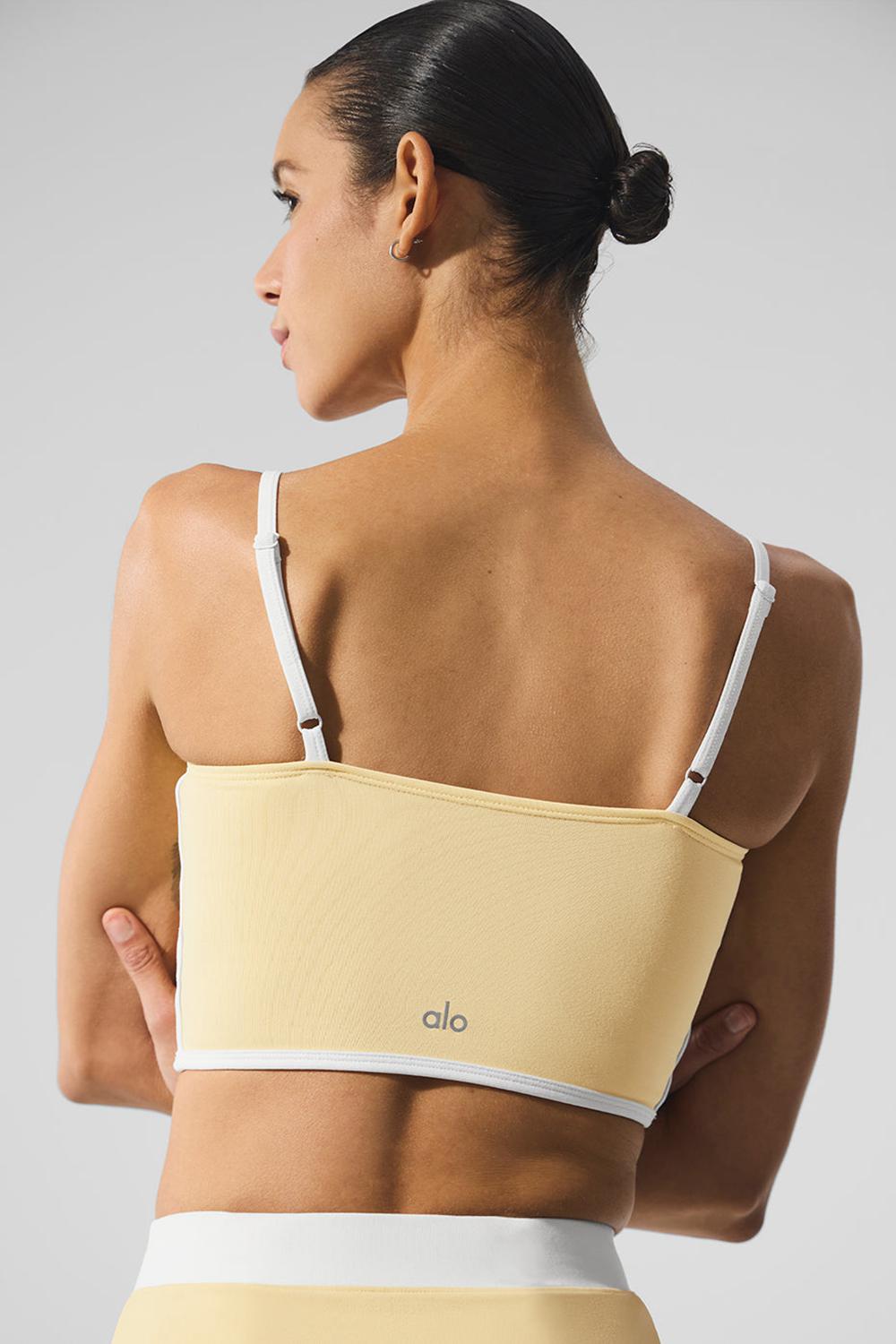 Bra Tank γυναικεια Alo Yoga Airbrush Streamlined ασπρα | Greece  GSOTX-8234