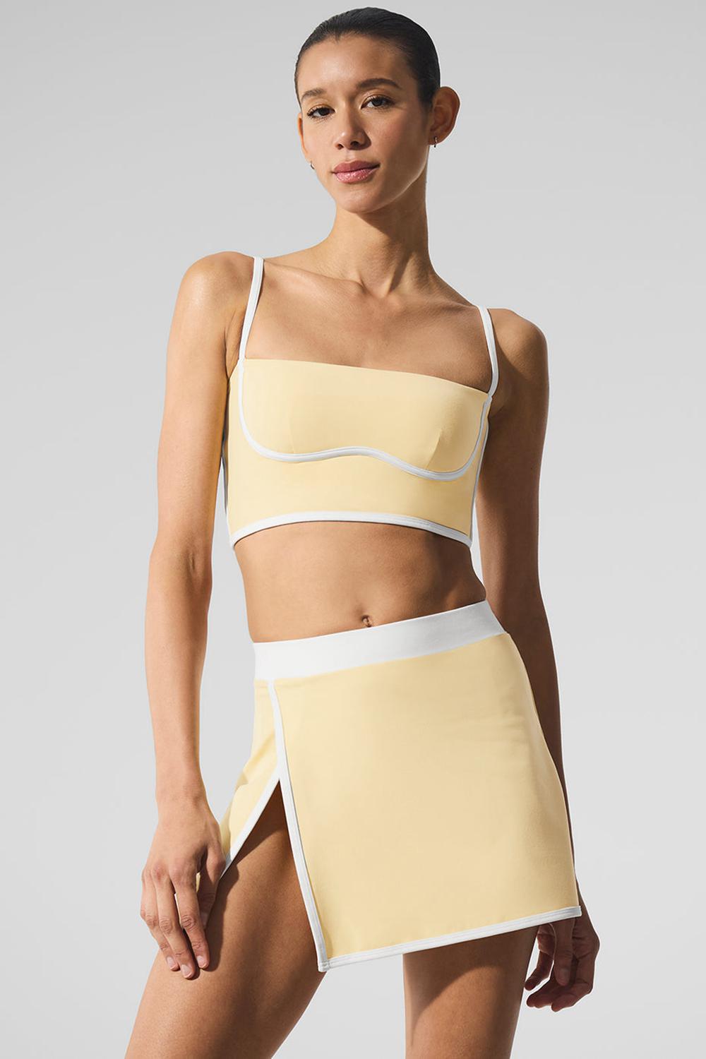 Bra Tank γυναικεια Alo Yoga Airbrush Streamlined ασπρα | Greece  GSOTX-8234