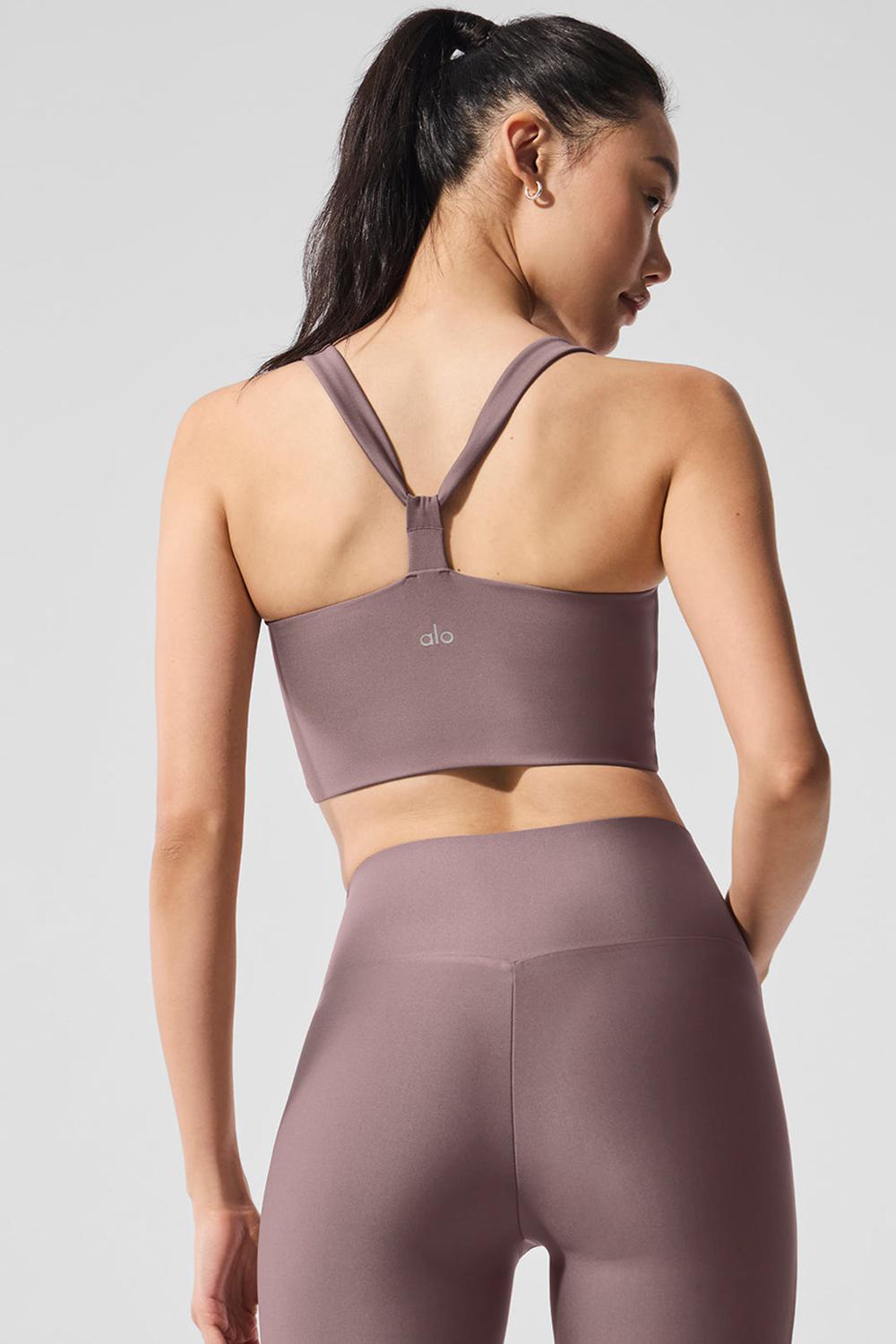 Bra Tank γυναικεια Alo Yoga Airlift Sleek Mushroom | Greece  ISWKH-4026