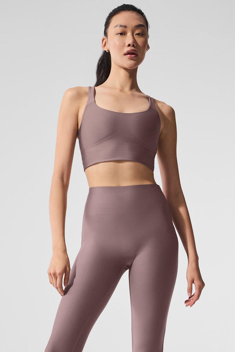 Bra Tank γυναικεια Alo Yoga Airlift Sleek Mushroom | Greece  ISWKH-4026