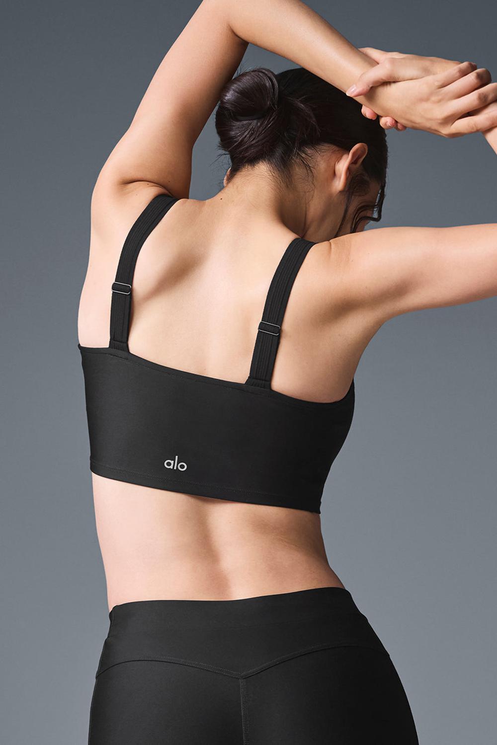 Bra Tank γυναικεια Alo Yoga Airlift Turn It Up μαυρα | Greece  LQUCP-5301