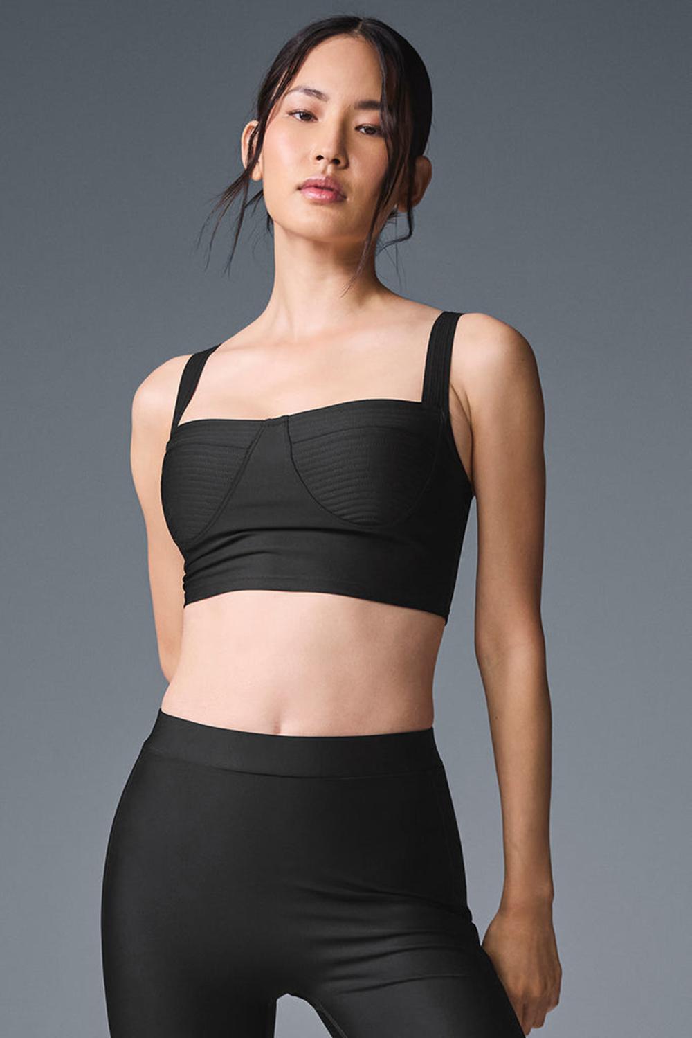 Bra Tank γυναικεια Alo Yoga Airlift Turn It Up μαυρα | Greece  LQUCP-5301