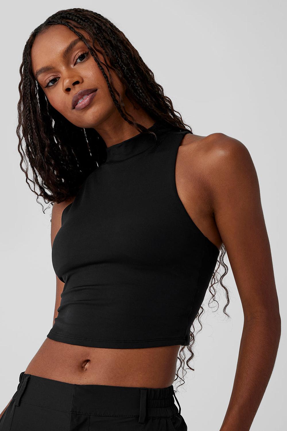 Bra Tank γυναικεια Alo Yoga Alosoft Top That μαυρα | Greece  KISZV-1534