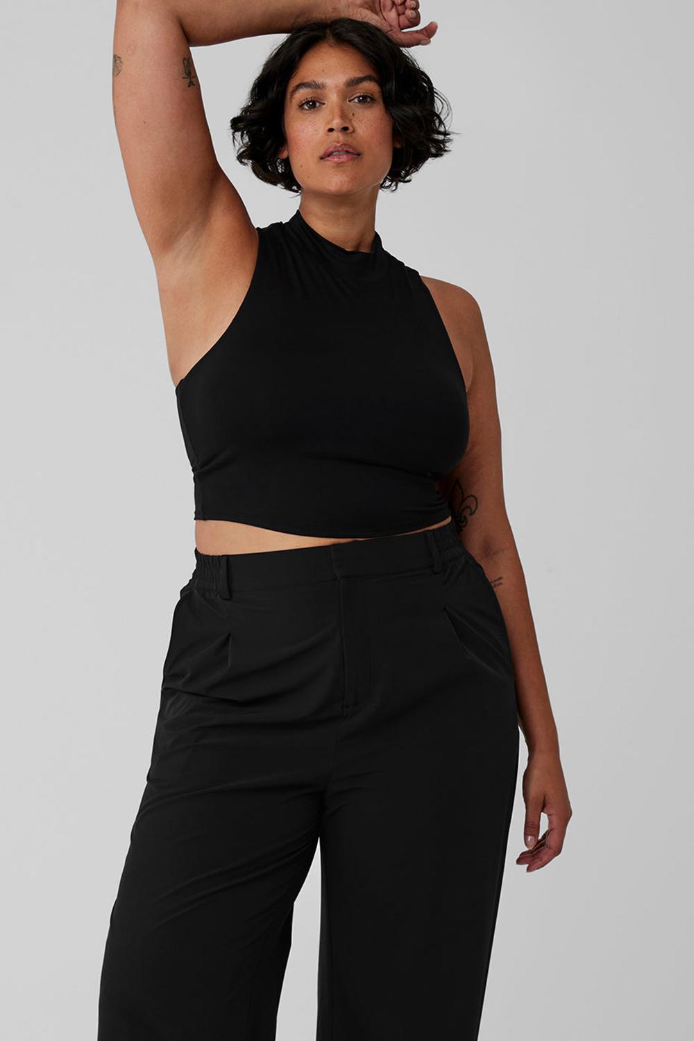 Bra Tank γυναικεια Alo Yoga Alosoft Top That μαυρα | Greece  KISZV-1534