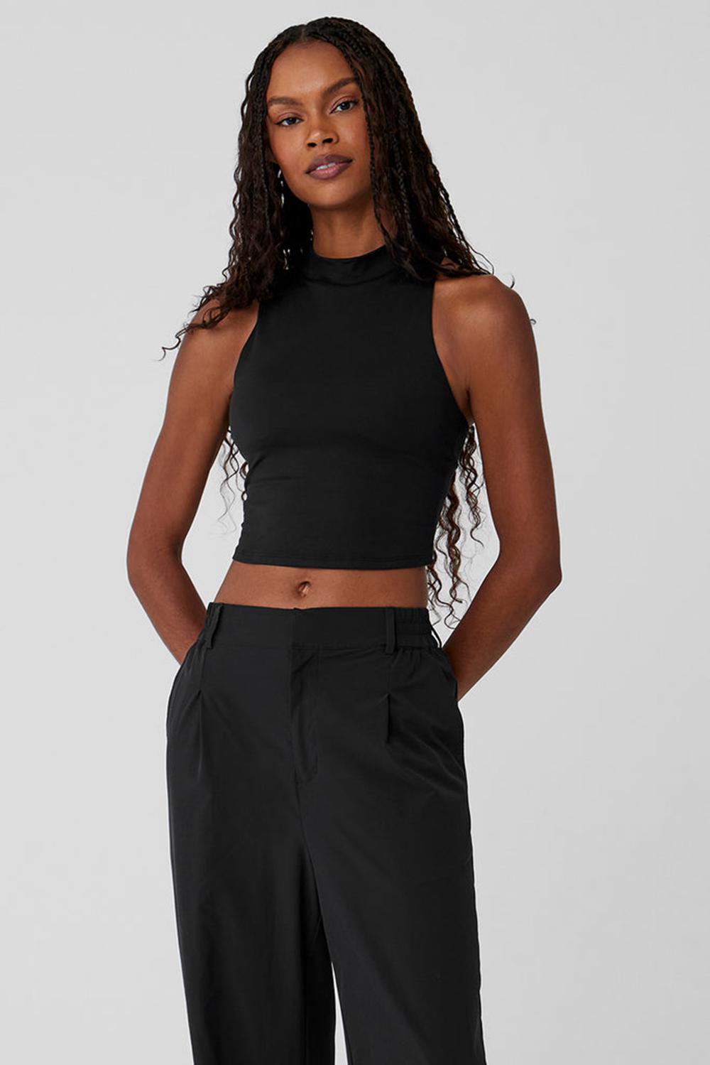Bra Tank γυναικεια Alo Yoga Alosoft Top That μαυρα | Greece  KISZV-1534