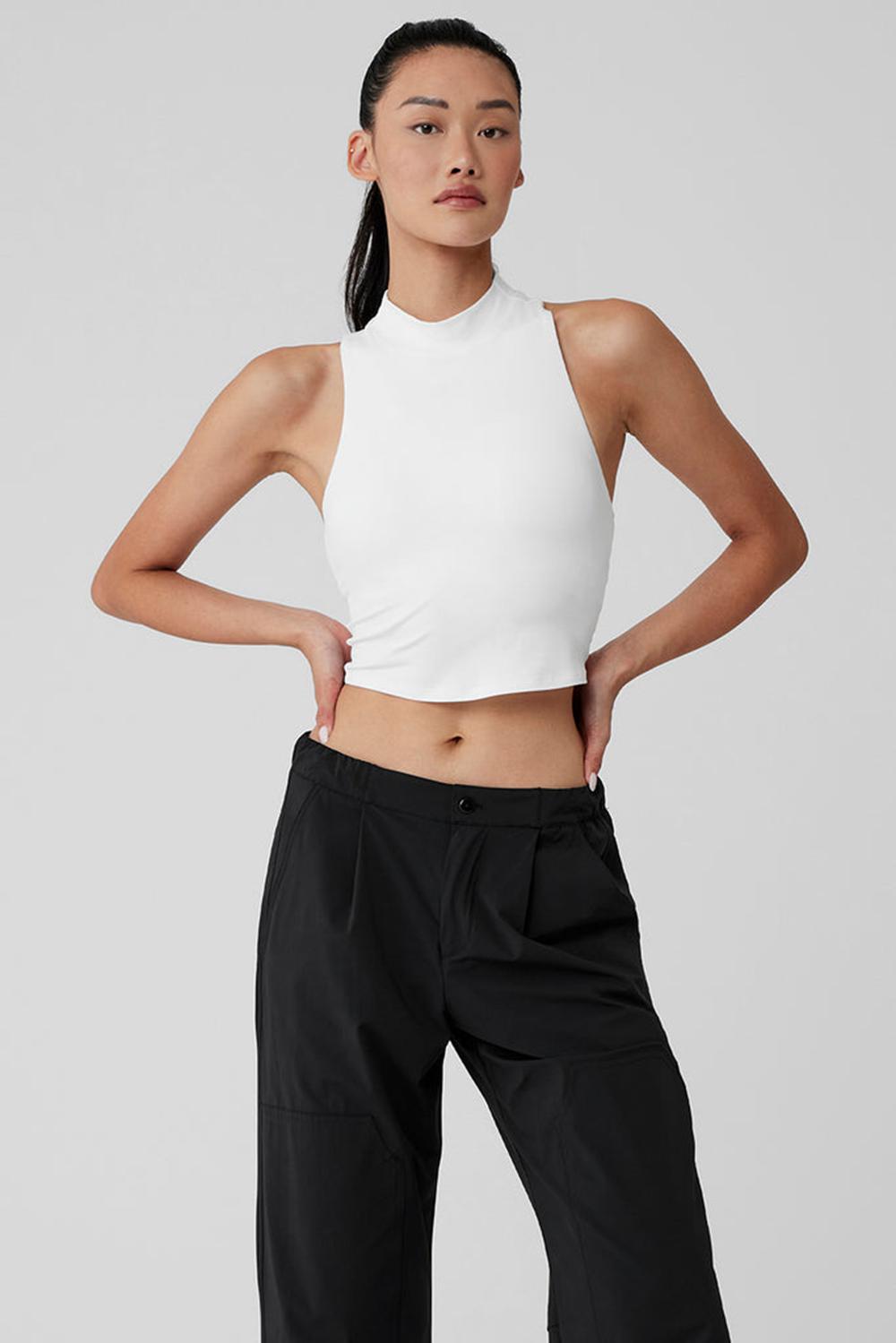 Bra Tank γυναικεια Alo Yoga Alosoft Top That ασπρα | Greece  UEZHO-4907