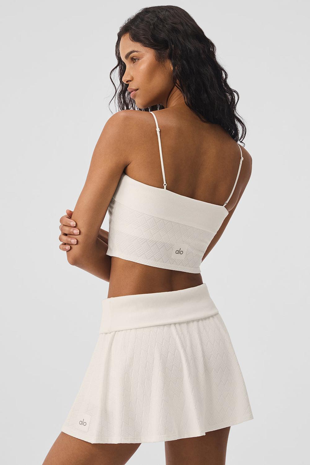Bra Tank γυναικεια Alo Yoga Doubles Only Ivory | Greece  JYKAR-0945