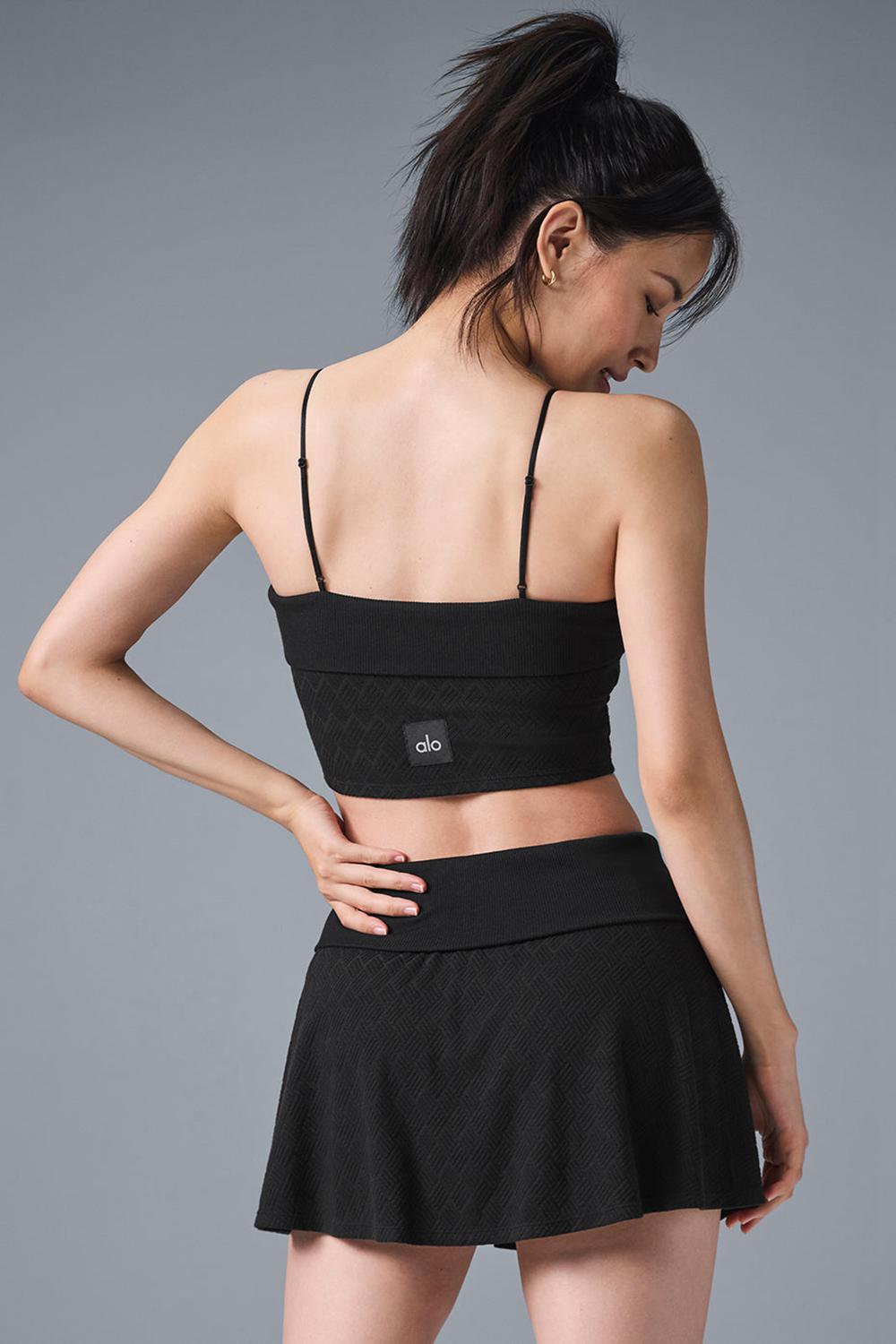 Bra Tank γυναικεια Alo Yoga Doubles Only μαυρα | Greece  LZESA-8902