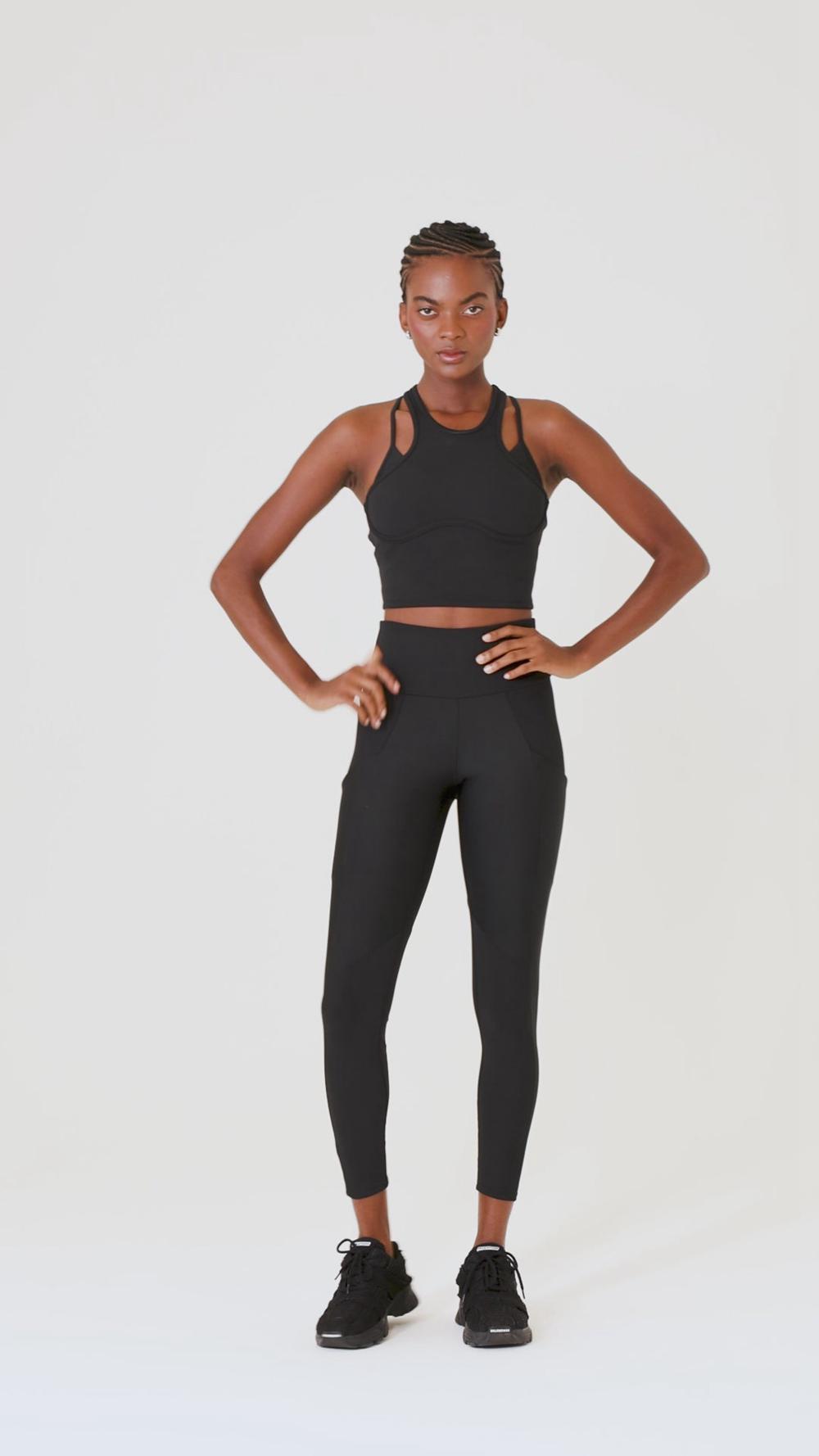 Bra Tank γυναικεια Alo Yoga Ribbed Airlift Enchanted μαυρα | Greece  QLTUF-0351