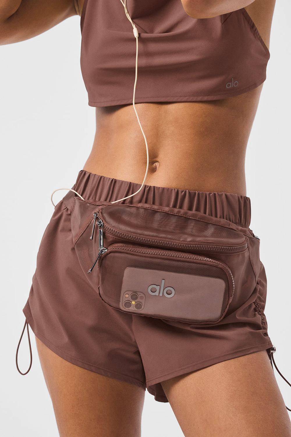 Bum Bags ανδρικα Alo Yoga Sheer Fanny Pack Chestnut | Greece  PMQRG-3518