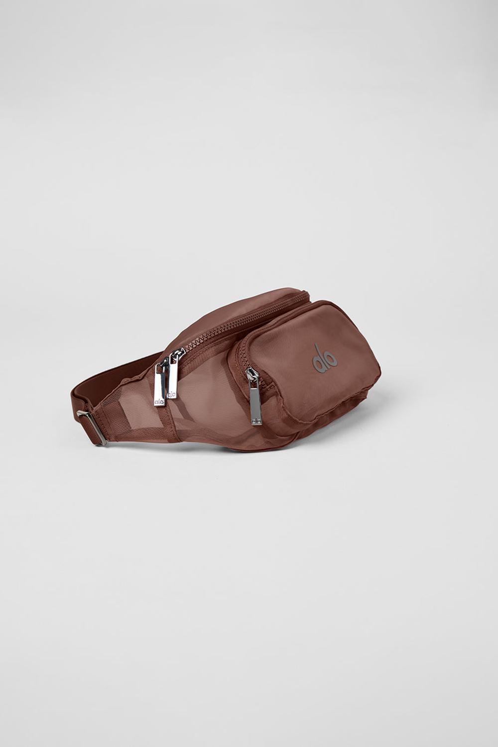 Bum Bags ανδρικα Alo Yoga Sheer Fanny Pack Chestnut | Greece  PMQRG-3518