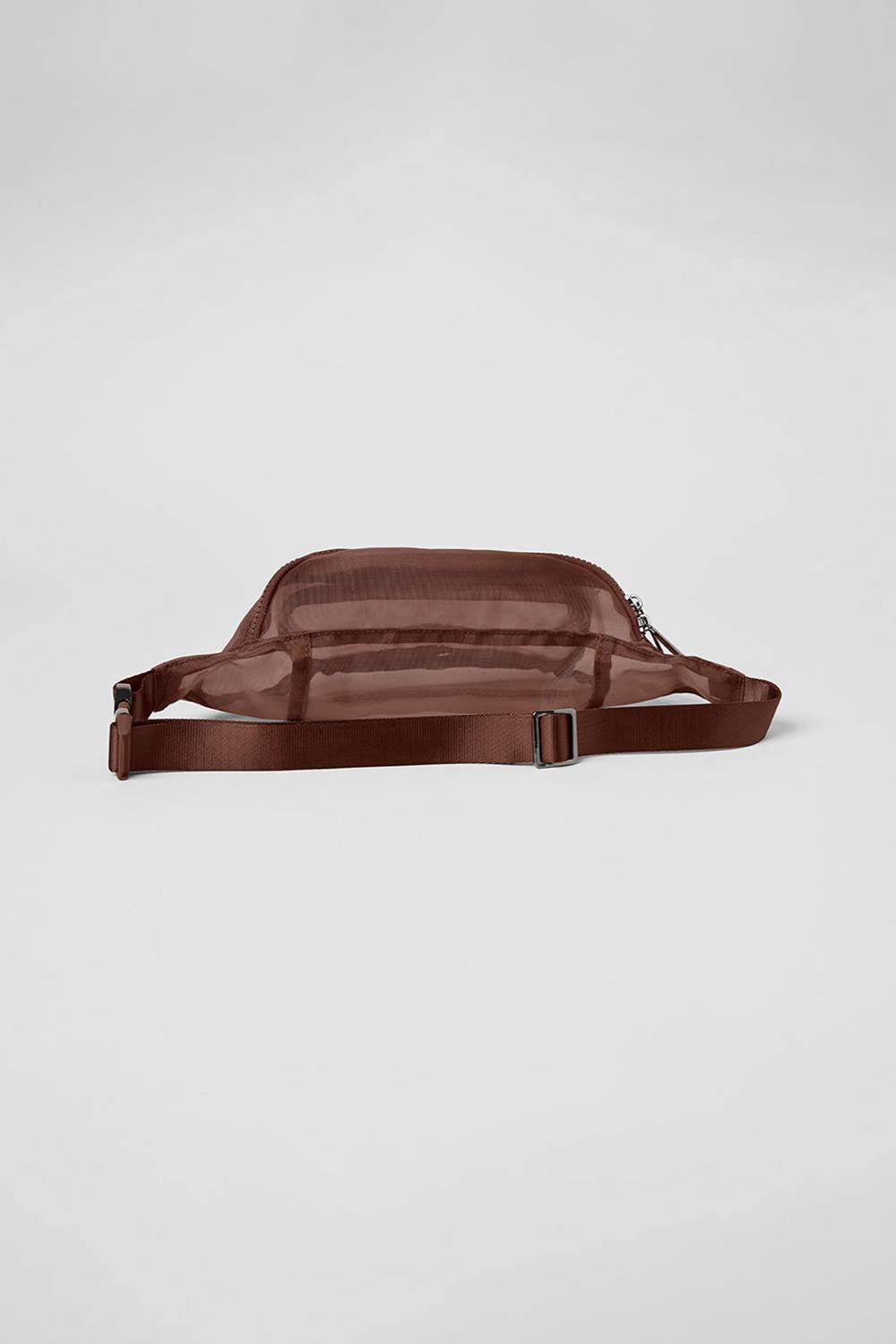 Bum Bags ανδρικα Alo Yoga Sheer Fanny Pack Chestnut | Greece  PMQRG-3518