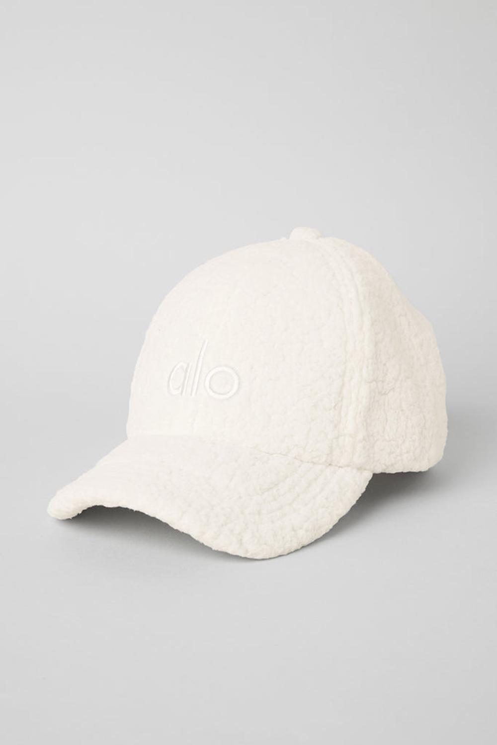 Caps γυναικεια Alo Yoga Micro Sherpa Off-Duty Ivory | Greece  ZLKEA-7384