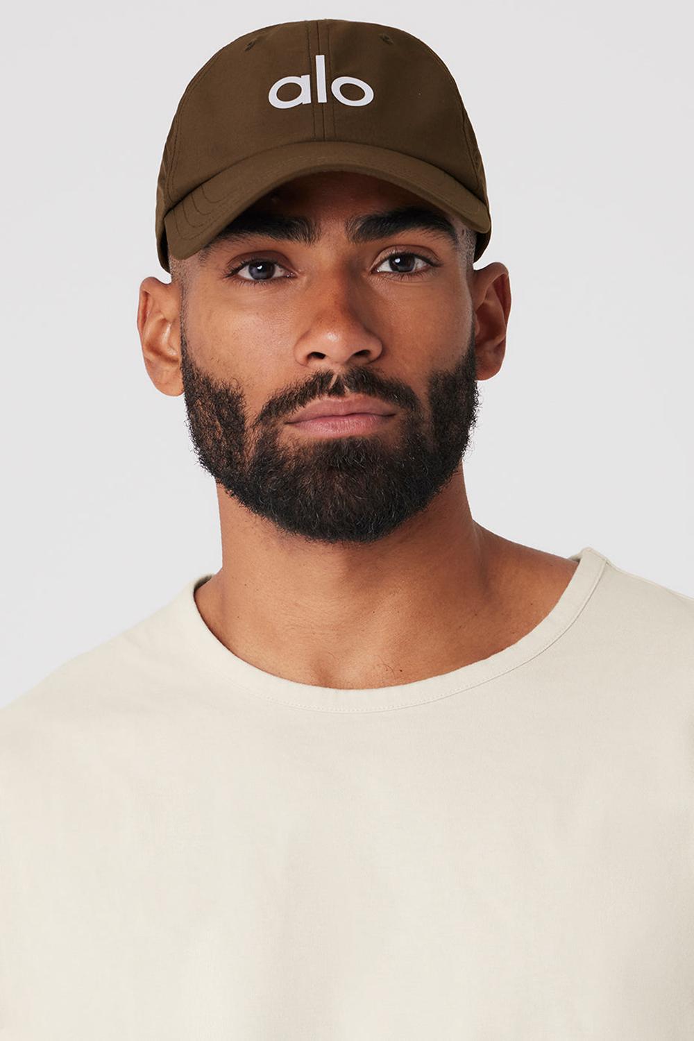 Caps ανδρικα Alo Yoga Performance Off-Duty Espresso | Greece  MNWQO-8157