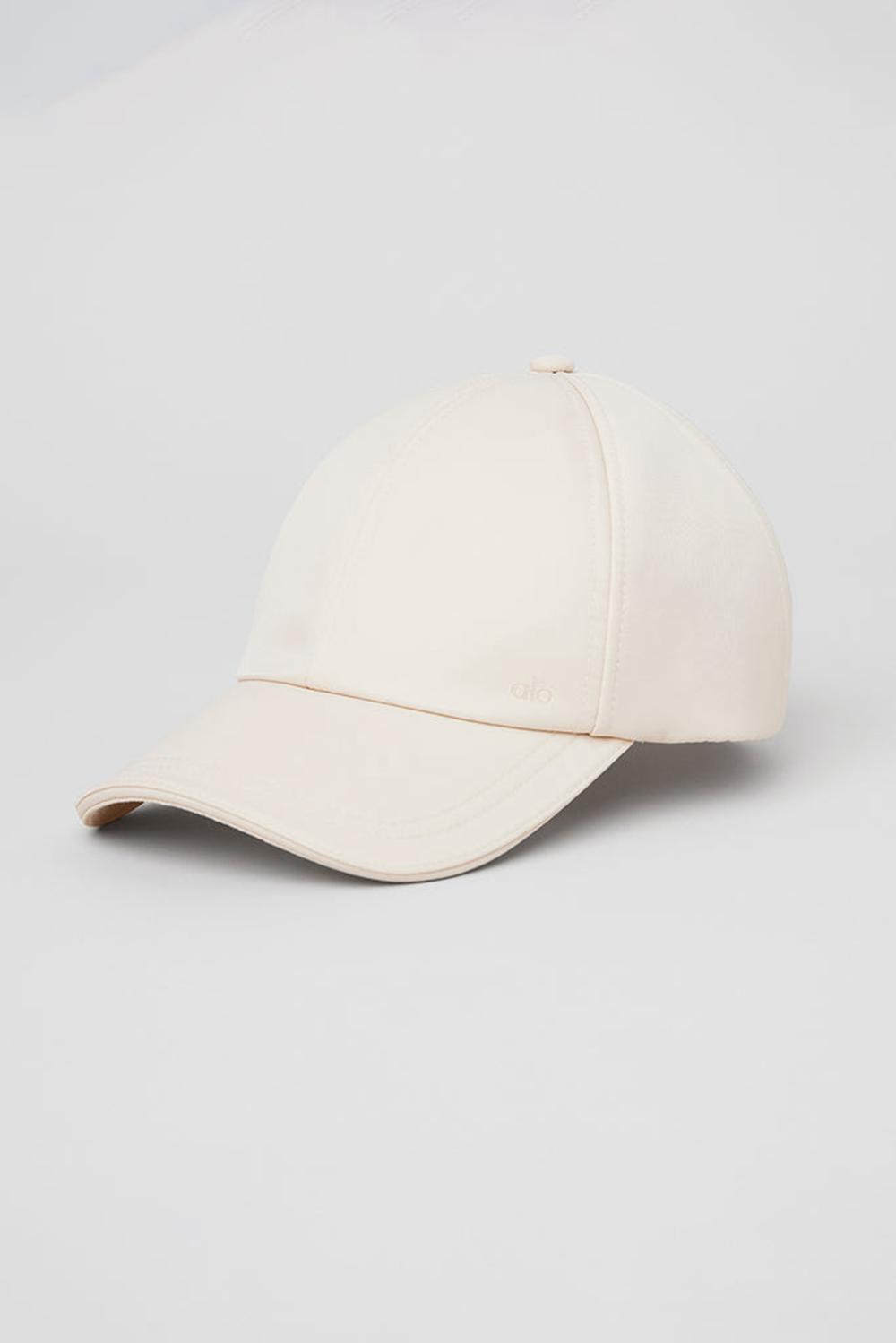 Caps γυναικεια Alo Yoga Satin Off-Duty Creme | Greece  QKSHW-1926