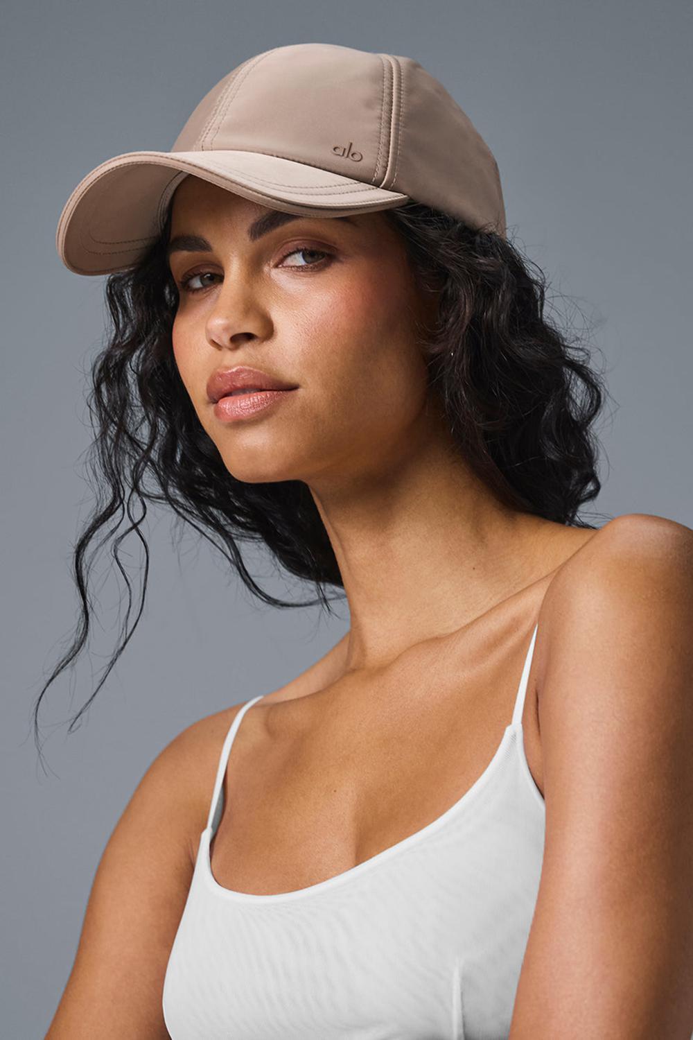 Caps γυναικεια Alo Yoga Satin Off-Duty Taupe Satin | Greece  QJLFR-6029